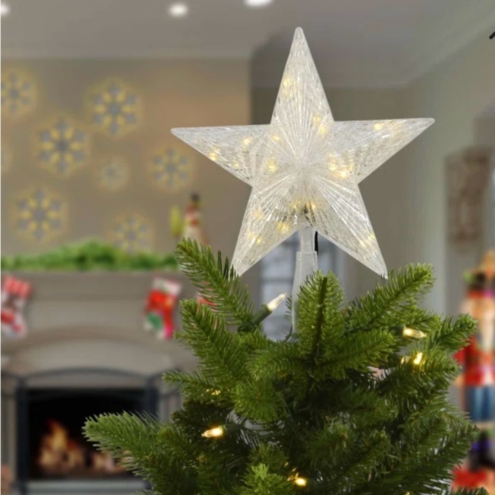 Star Christmas tree topper. Brand new in box!